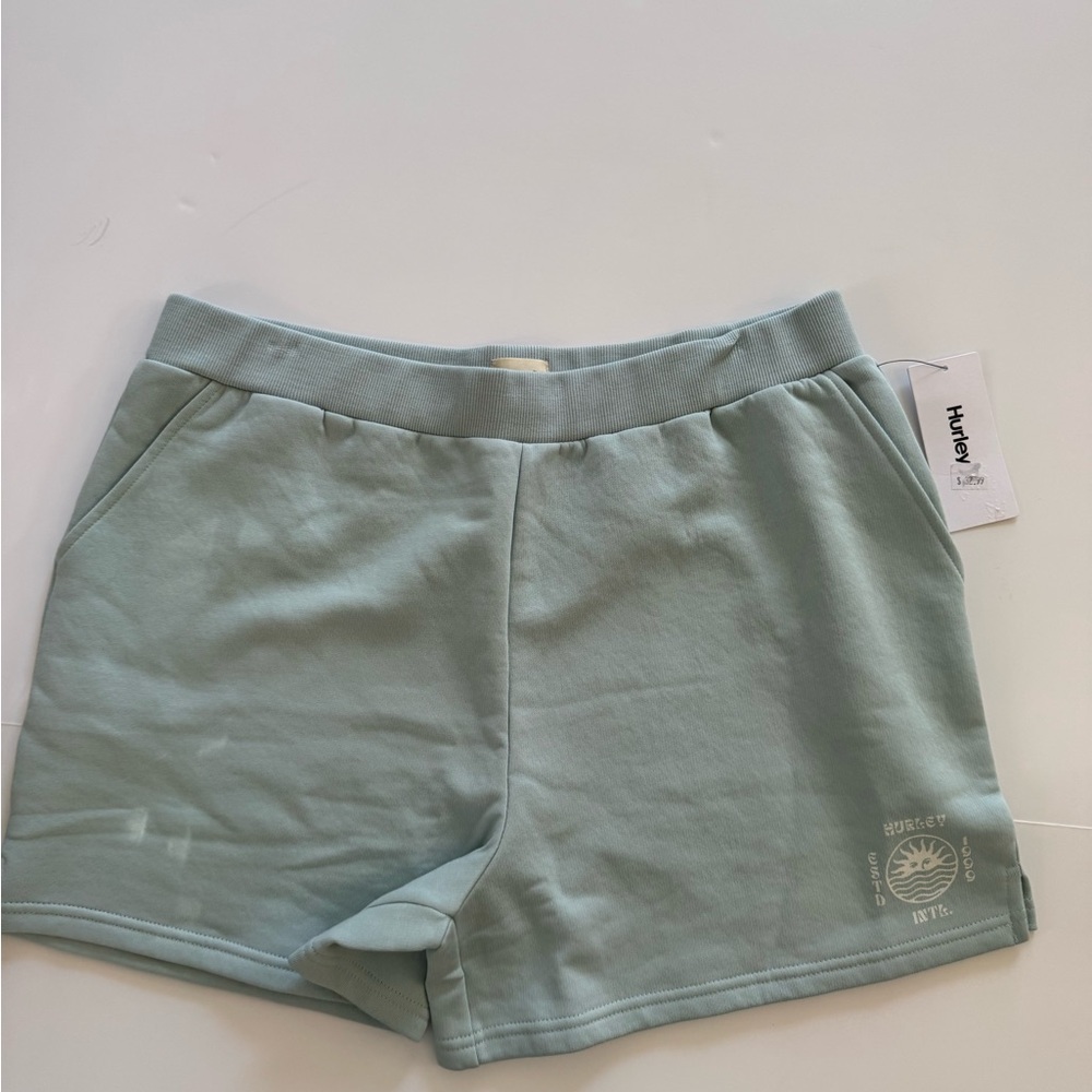 Hurley Seafoam Pickleball & Lounge Shorts NWT XL - Picture 2 of 7